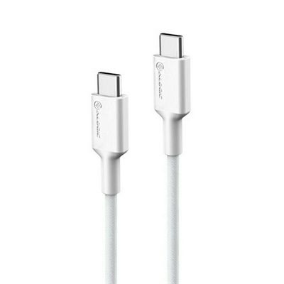 ALOGIC Elements PRO USB-C til USB-C ladekabel 5A - 1 meter i hvid