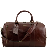 Tuscany Leather Voyager - Rejsetaske i læder - Model stor i farven brun