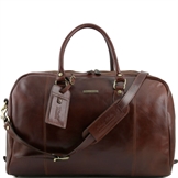 Tuscany Leather Voyager - Rejsetaske i læder i farven brun