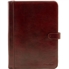 Tuscany Leather Adriano - Læder dokument case med knap lukning i farven brun