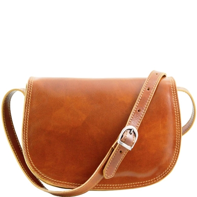 Tuscany Leather Isabella - Lady læder taske i farven lyse brun
