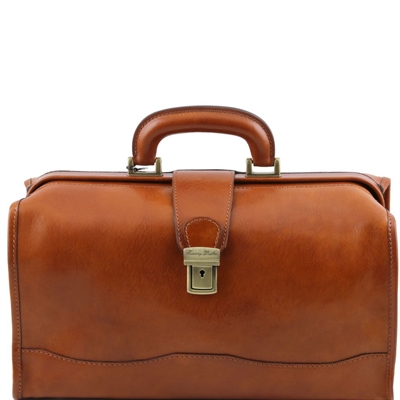 Tuscany Leather Raffaello - Doctor læder taske i farven lyse brun