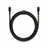 Usbepower polstret Lightning Kabel til USB-C på 2,5 meter i Sort - Stofkabel